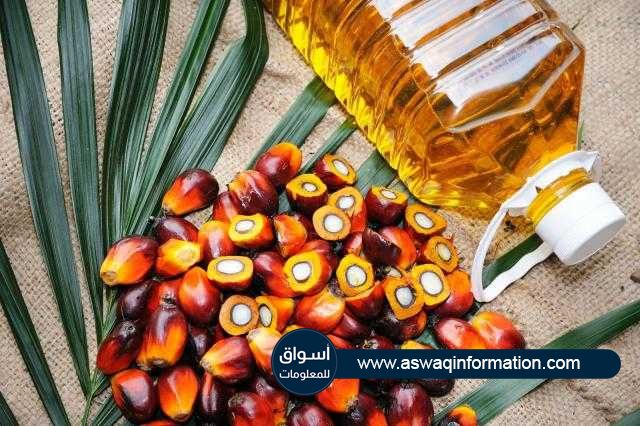 ارتفاع العقود الآجلة لزيت النخيل الماليزي في جلسة المسائية ليوم الاثنين بمقدار 5 دولارات