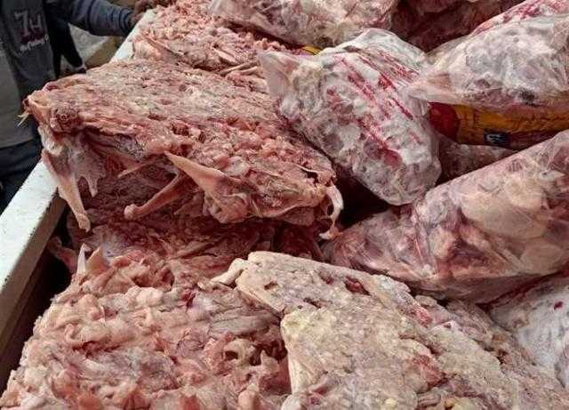 «الزراعة» ضبط أكثر من 218 طن لحوم ودواجن وأسماك غير صالحة خلال يونيو