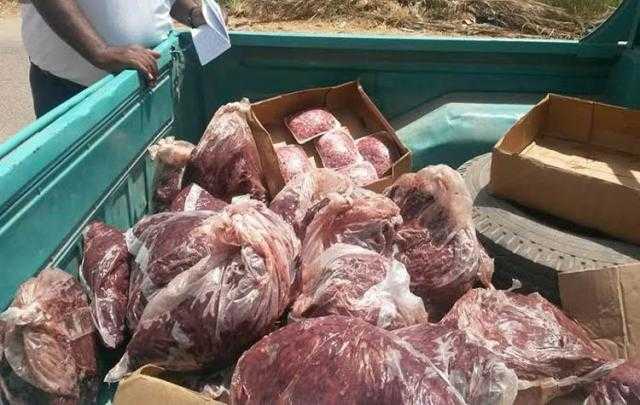 ضبط 421 كجم لحوم ودواجن غير صالحة للاستهلاك بمطروح والساحل الشمالي