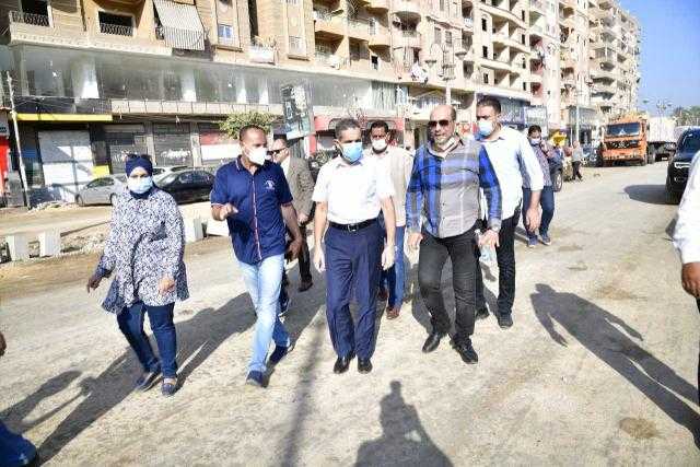 محافظ الغربية يؤكد المُتابعة اليومية لأعمال تطوير الشوارع