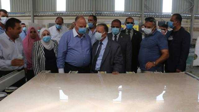 محافظ القاهرة يتفقد منطقة شق الثعبان لصناعة الرخام اليوم