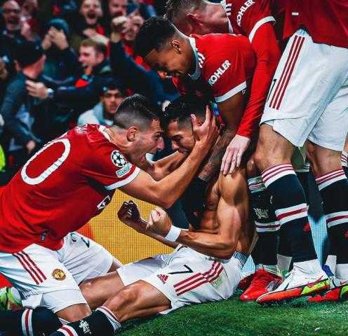 رونالدو ”المنقذ” يقود مانشستر يونايتد للفوز على فياريال في دوري الأبطال