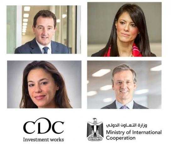 وزيرة التعاون الدولي تبحث مع مؤسسة تمويل التنمية البريطانية (CDC) ضخ مزيد من التمويل للقطاع الخاص