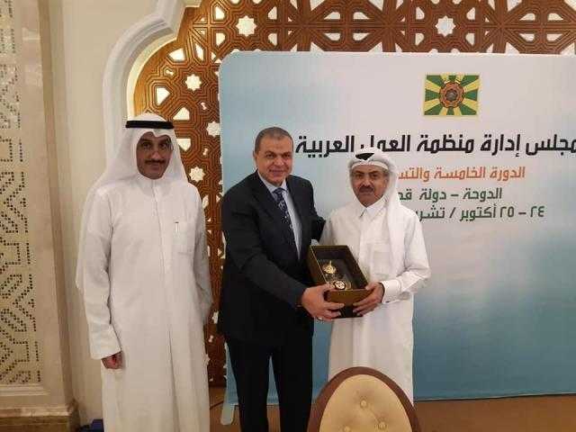سعفان يشارك في الجلسة الإجرائية لمجلس إدارة العمل العربية بالدوحة