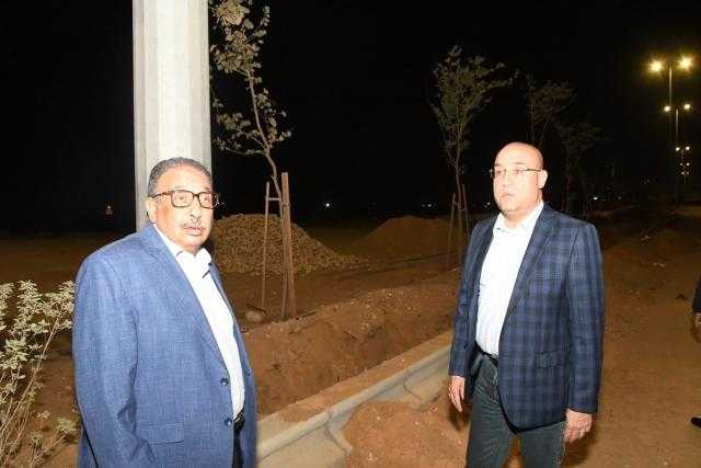 جولة موسعة لوزير الإسكان بالمشروعات الجارى تنفيذها بالعاصمة الإدارية