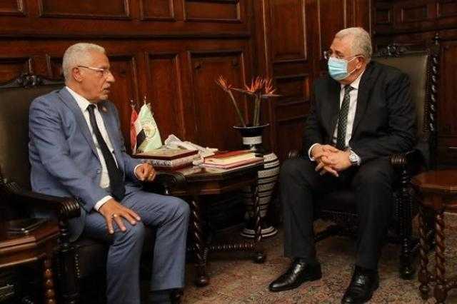 وزير الزراعة يستقبل أمين عام جائزة خليفة الدولية لنخيل التمر والابتكار الزراعى