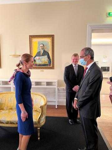 وزير الاتصالات يلتقى رئيسة وزراء إستونيا للاطلاع على تجربة الدولة فى الحكومة الالكترونية
