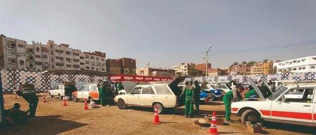 الإنتهاء من تحويل 800 سيارة أجرة بأسوان إلى الغاز الطبيعي