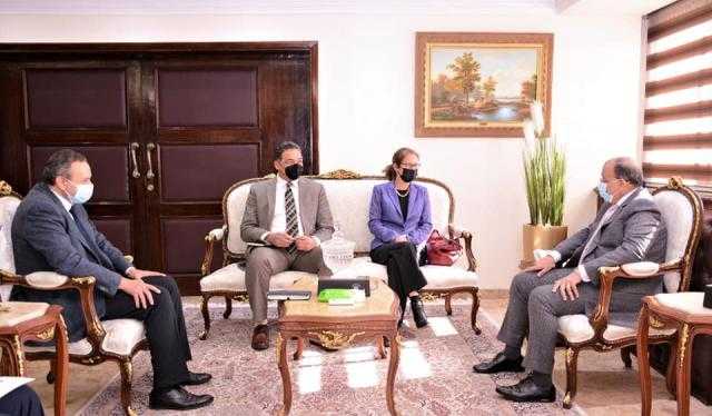 شعراوي يستقبل وفد البنك الدولي لمتابعة برنامج التنمية بصعيد مصر