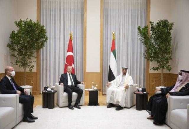 ابرام 13 اتفاقية تعاون بين الإمارات وتركيا خلال زيارة أردوغان