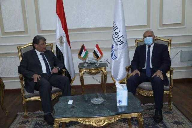 وزير النقل يلتقي نظيره الأردني لبحث التعاون المشترك في مجال السكك الحديدية