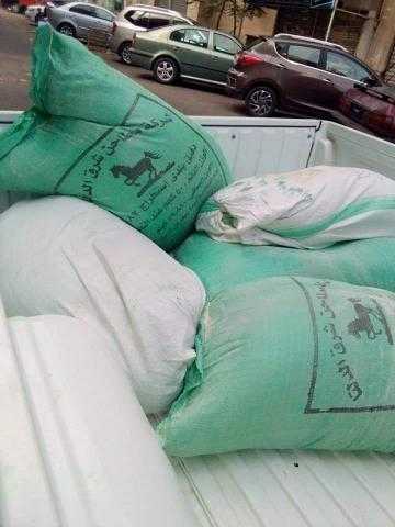 ضبط 2.5 طن دقيق مدعم قبل طرحها بالسوق السوداء في بورسعيد