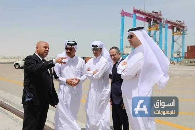 ننشر تصريحات الفريق كامل الوزير خلال زيارته لميناء حمد في قطر - صور