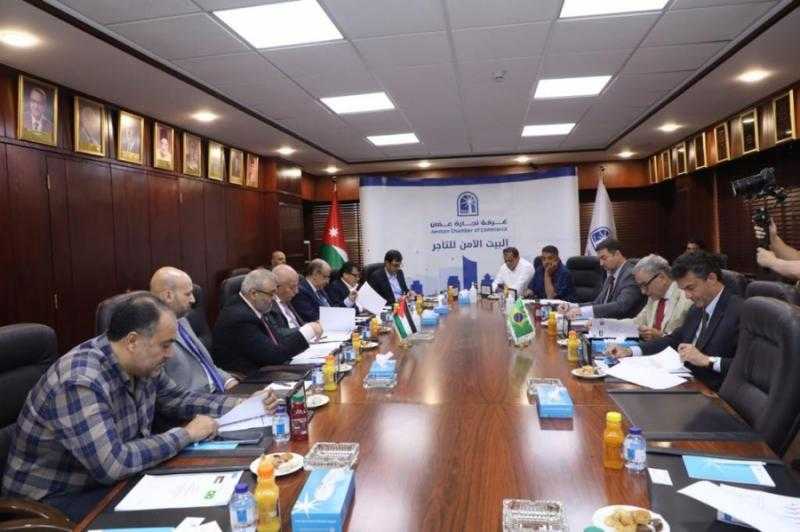 غرفة تجارة عمان تبحث مع السفير البرازيلي تعزيز العلاقات الاقتصادية