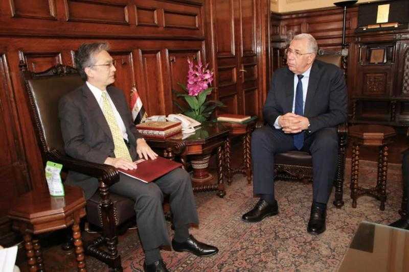 وزير الزراعة يبحث مع السفير الياباني الجديد آفاق التعاون المشترك| صور