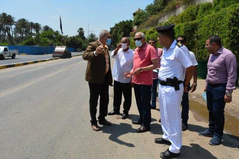 محافظ الجيزة يوجه باستكمال رصف وتطوير طريق 11 بالحوامدية