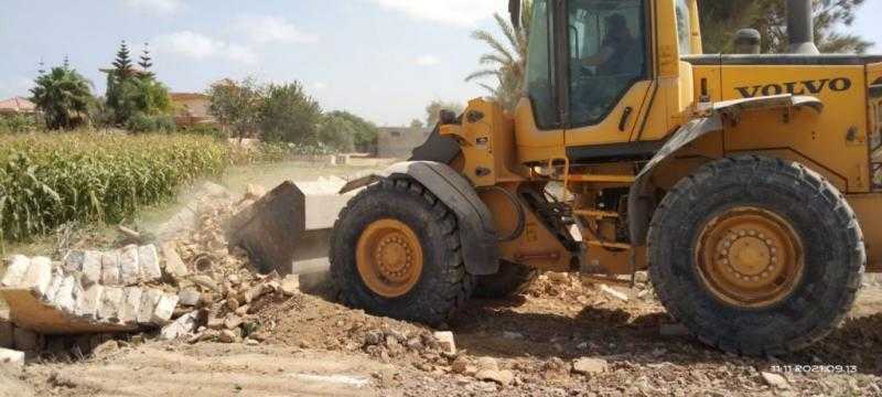 حملات لإزالة المخالفات على الأراضي الزراعية في الإسكندرية