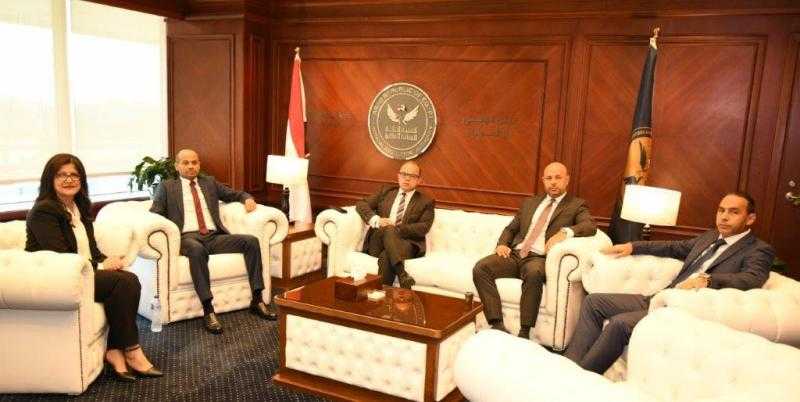 «الدكاني» يبحث مع «فريد» سبل الارتقاء بأداء البورصة المصرية