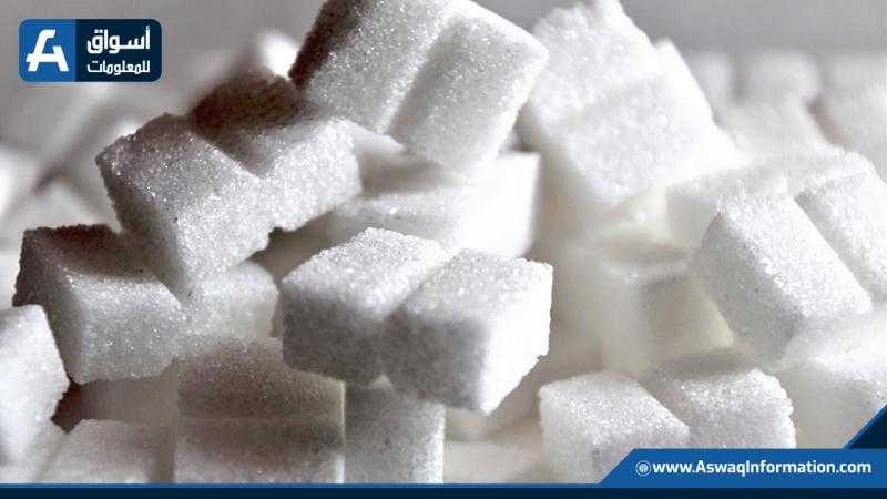 انخفاض عقود السكر الأبيض الآجلة عند التسوية
