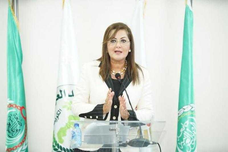 وزيرة التخطيط تشهد إطلاق الإصدار السادس لتقرير التنمية العربية 2022 - صور