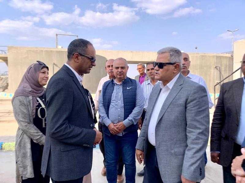 نائب وزير الإسكان يتفقد محطة معالجة الصرف الصحي في التل الكبير بالإسماعيلية