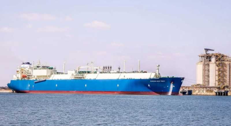 ميناء دمياط يستقبل ناقلة الغاز المسال «MARAN GAS KALYMNOS» لتصدير 61 ألف طن