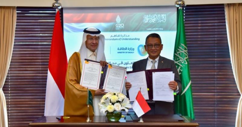 السعودية وإندونيسيا توقعان مذكرة تفاهم للتعاون في مختلف مجالات الطاقة