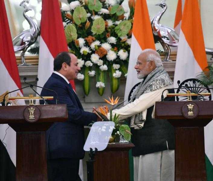 ”السيسي” و”مودي” يتطلعان إلى تعميق التعاون في مجال الزراعة
