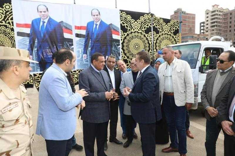 وزير التنمية المحلية يتابع معدات دعم منظومة المخلفات الصلبة بالمنوفية