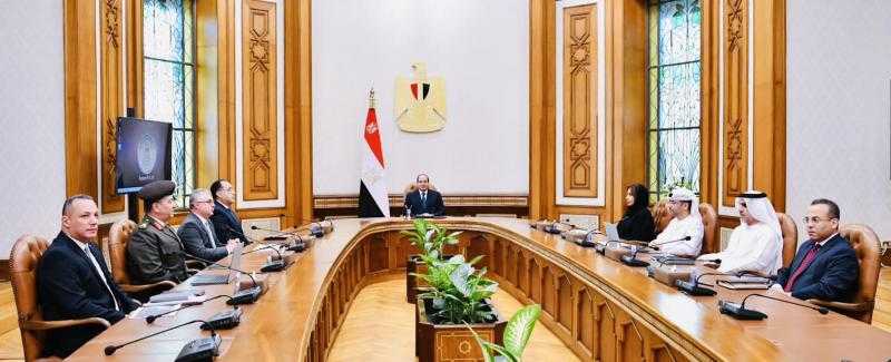 الرئيس السيسي يبحث التعاون المشترك مع مواني أبو ظبي