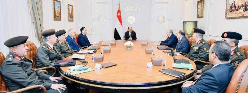 الرئيس السيسي يتابع تنفيذ مشروع استصلاح الأراضي في الدلتا الجديدة
