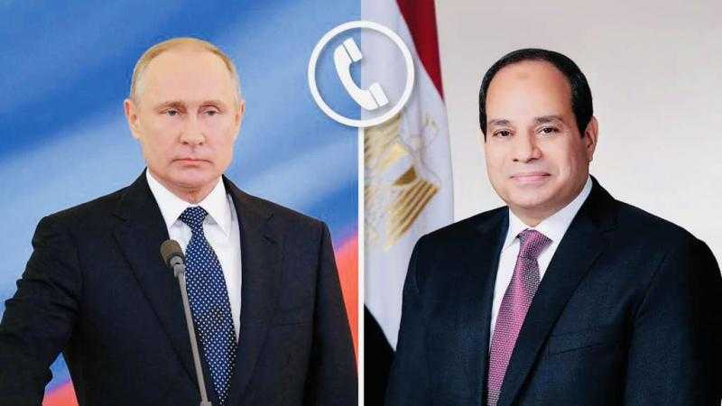 ”السيسي” و”بوتين” يبحثان تعزيز المشروعات التنموية المشتركة