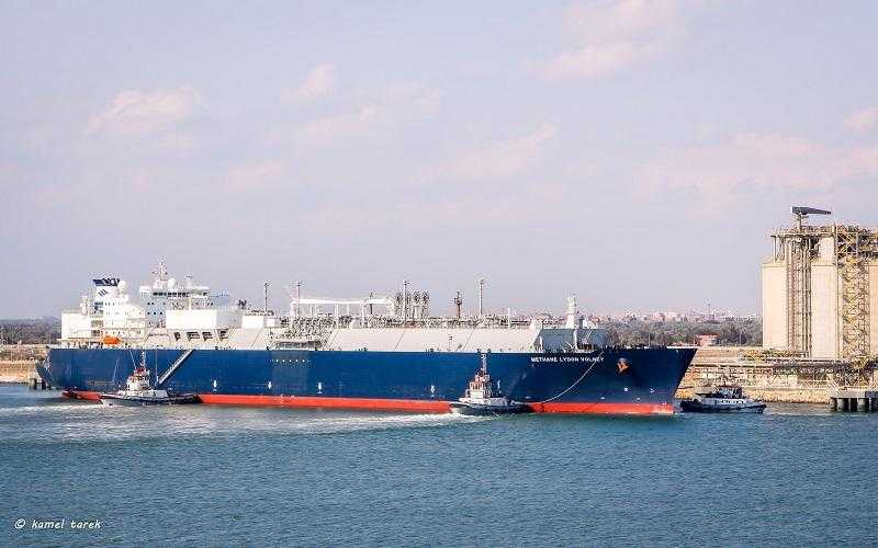 ميناء دمياط يستقبل السفينة «MARAN» لتحميل 61 ألف طن غاز مسال