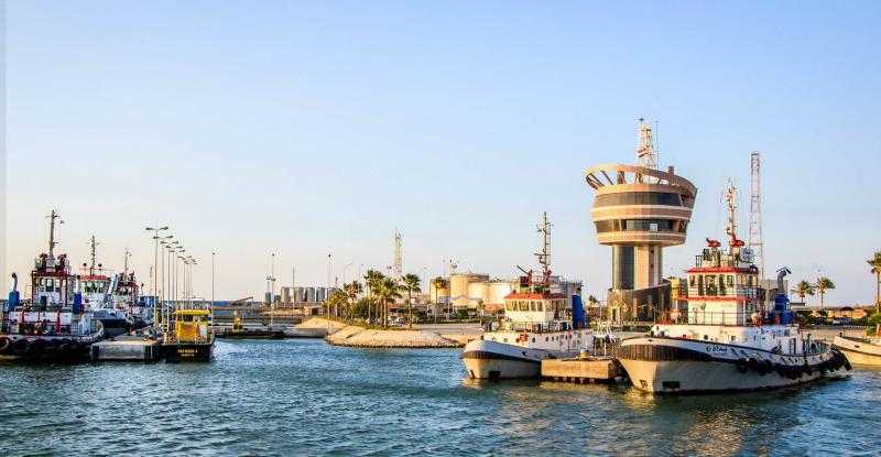 القمح والفول والزيت.. ميناء دمياط يستقبل 38871 طن بضائع