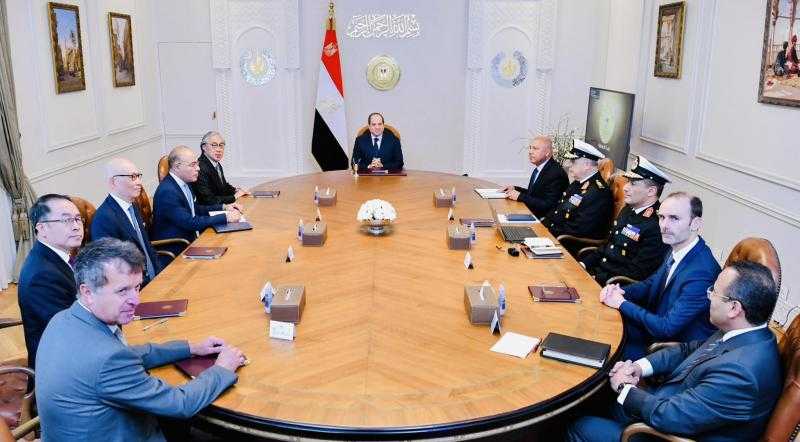 الرئيس السيسي: محور السخنة/ الدخيلة اللوجيستي يخدم التجارة العالمية