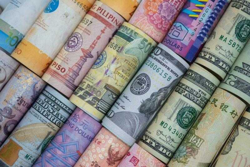 هبوط أسعار العملات العربية اليوم الإثنين بالبنك المركزي