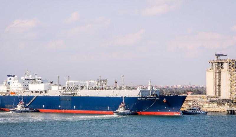 الغاز المسال واليوريا أبرز الصادرات عبر ميناء دمياط