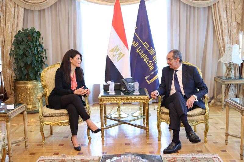 طلعت والمشاط يشهدان توقيع منحة ألمانية لدعم الحكومة الإلكترونية بقيمة 8 ملايين يورو| صور