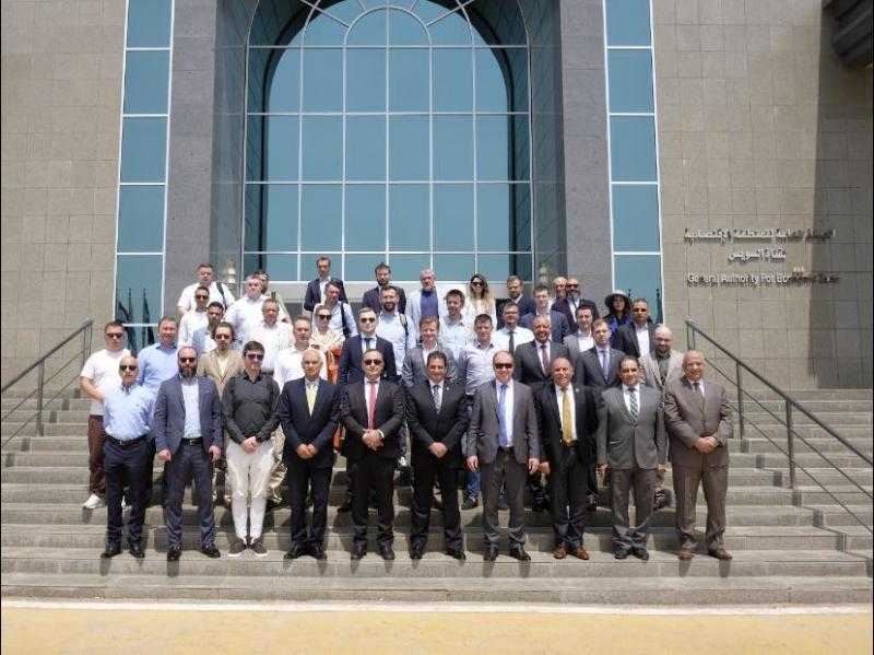 وفد روسي يزور اقتصادية القناة ويقوم بجولتين في السخنة وشرق بورسعيد
