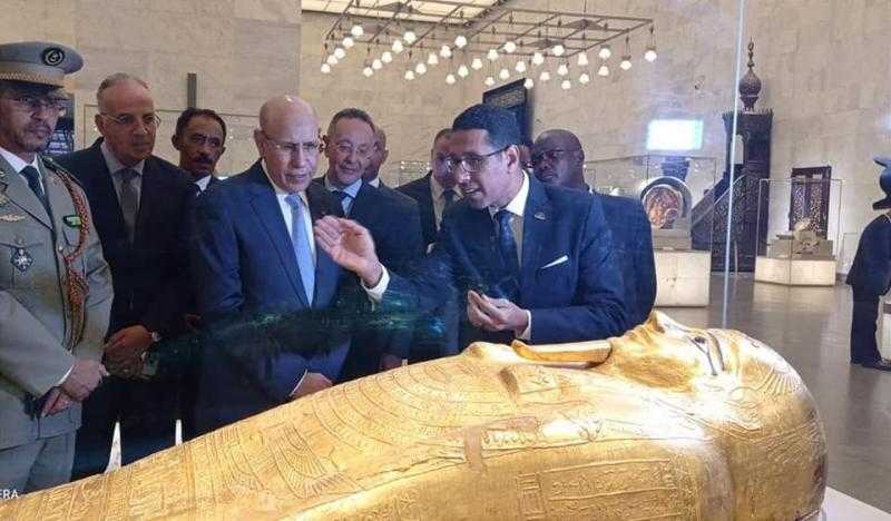 «السياحة والآثار»: رئيس موريتانيا يزور المتحف القومي للحضارة المصرية