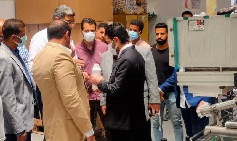 رئيس «النوبارية الجديدة» يتابع مصانع المنطقة الصناعية الأولى