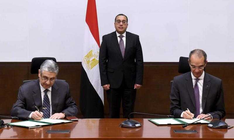 مدبولي يشهد مراسم توقيع بروتوكول تعاون في مجال الأمن السيبراني