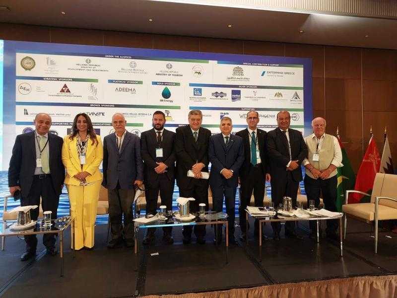 الفريق ربيع يستعرض إستراتيجية القناة بالمؤتمر البحري العربي اليوناني الأول