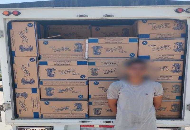 ضبط 50 ألف علبة سجائر مجهولة المصدر بالقاهرة