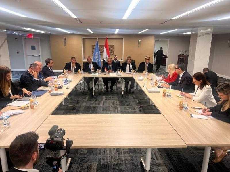 انعقاد آلية التعاون الثلاثي بين مصر واليونان وقبرص على المستوى الوزاري بنيويورك