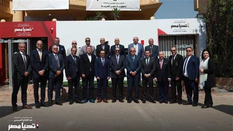 حملة المرشح الرئاسي عبد الفتاح السيسي تستقبل وفداً اتحاد الصناعات المصرية