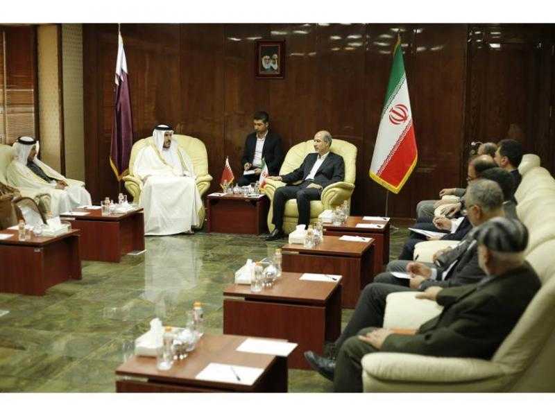 قطر وإيران يبحثان التعاون في قطاعات التجارة والصناعة والاستثمار