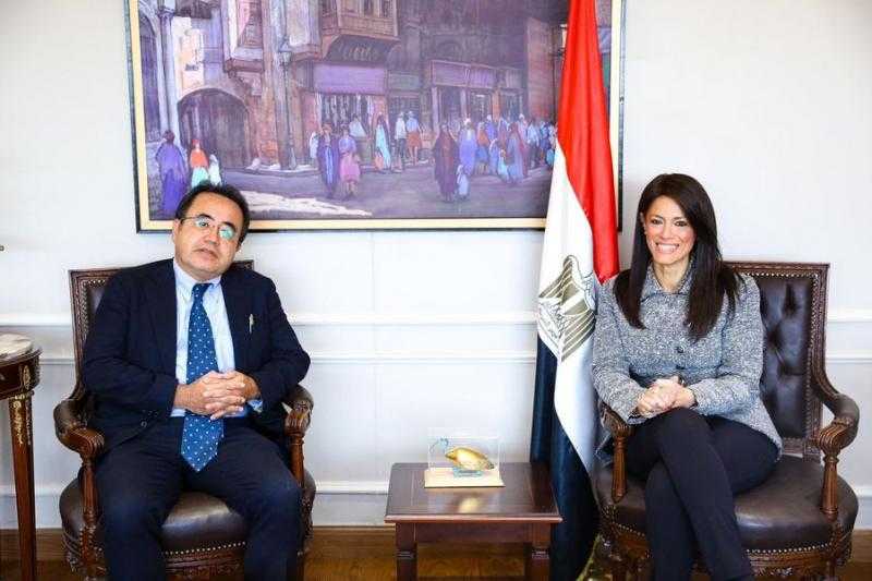 رانيا المشاط تلتقي المدير الجديد لهيئة التعاون الدولي اليابانية «جايكا» بمنطقة الشرق الأوسط وأوروبا