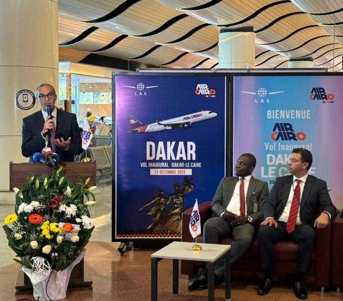 Air Cairo تدشن خط جوي بين القاهرة وداكار| صور