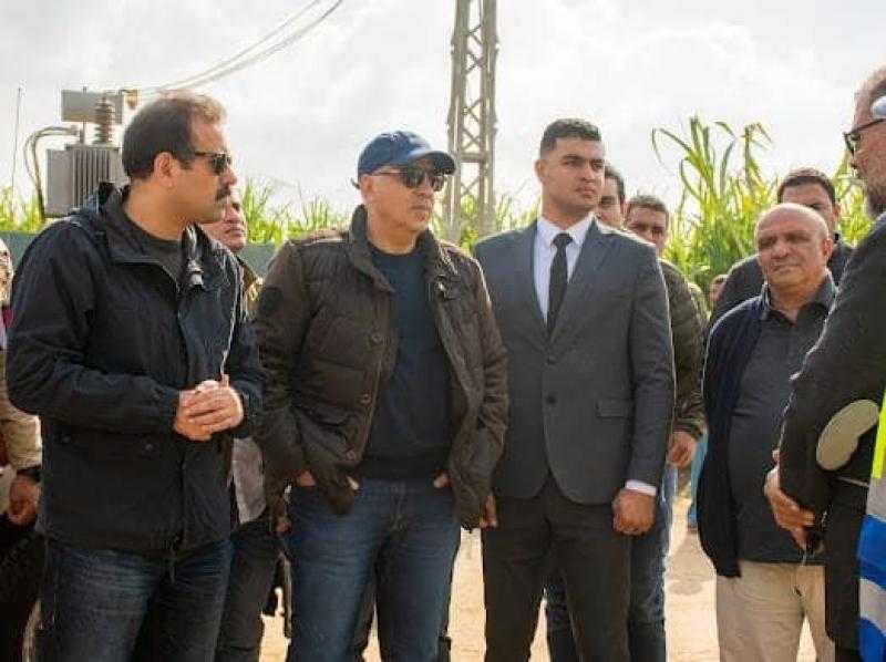 وزير الري يتفقد مزرعة مشروع مستقبل مصر بغرب الدلتا